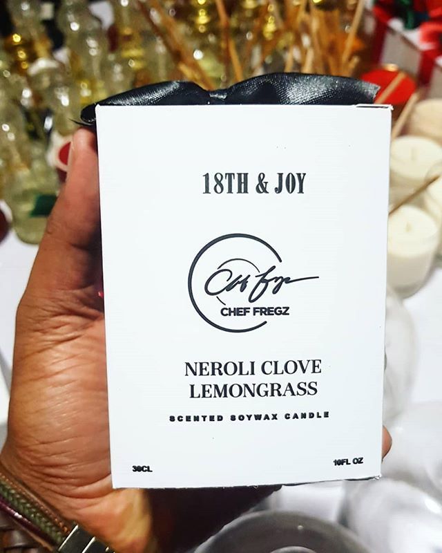 Chef Fregz Brand Implementation - Chef Fregz Scented Candle.